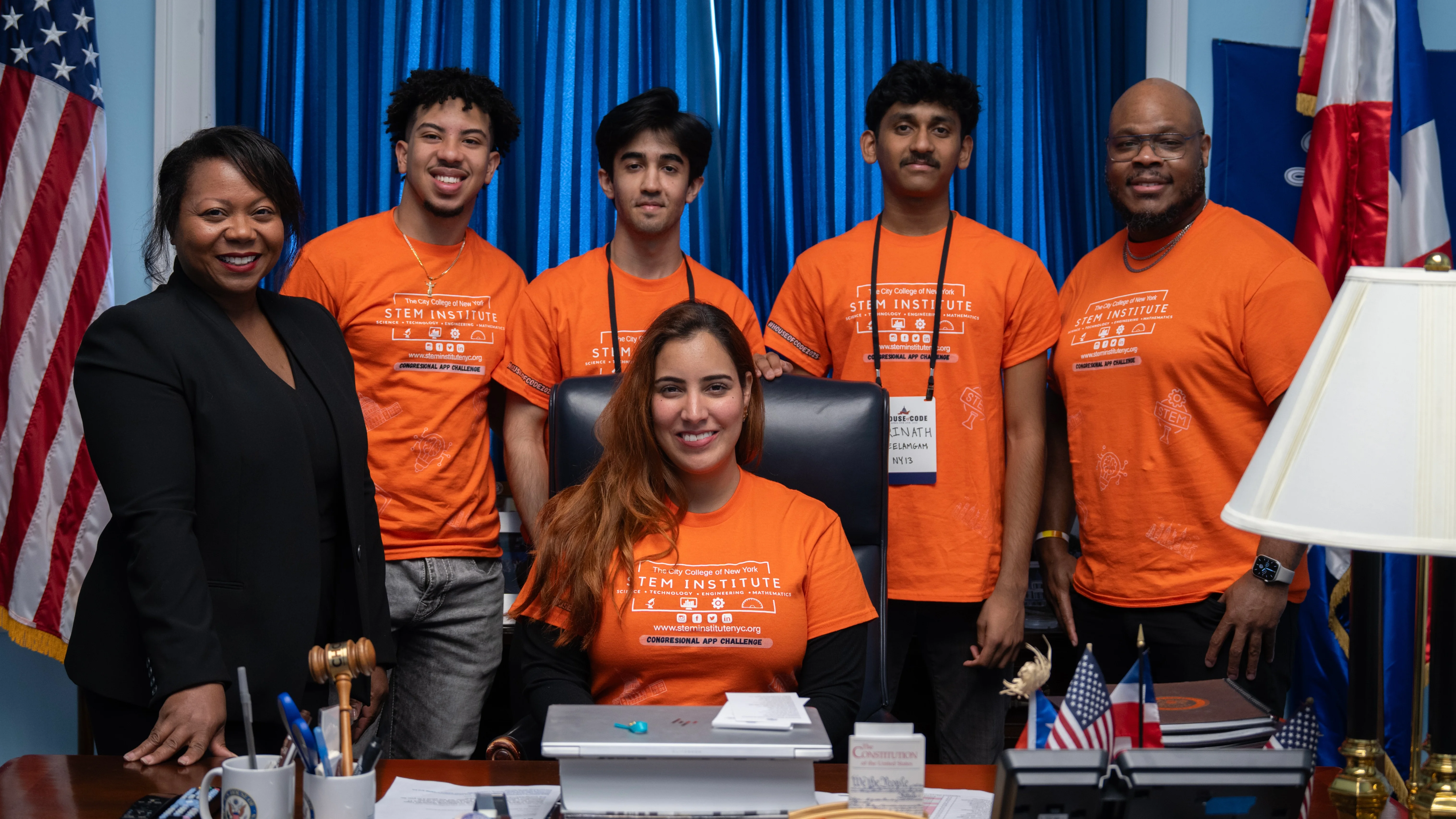 Our team presenting EMTY at the U.S. Capitol.